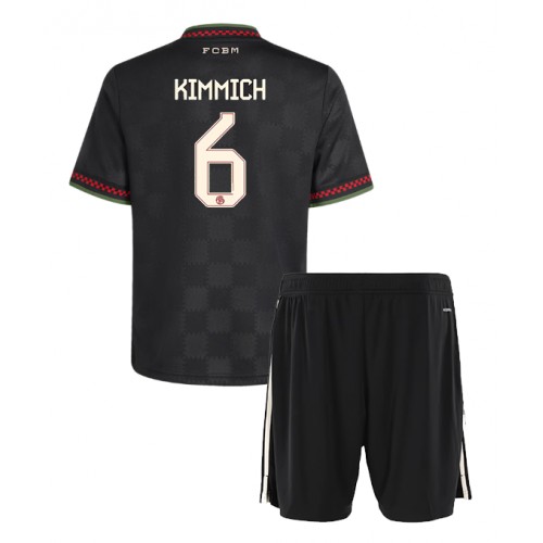Bayern Munich Joshua Kimmich #6 Tredjeställ Barn 2025-26 Kortärmad (+ Korta byxor) Bayern Munich Joshua Kimmich #6 Tredjeställ Barn 2025-26 Kortärmad (+ Korta byxor)